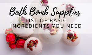 bath bomb supply list