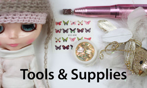 Blythe doll customizing tools and supplies