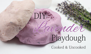 lavender playdough recipe cooked and uncooked