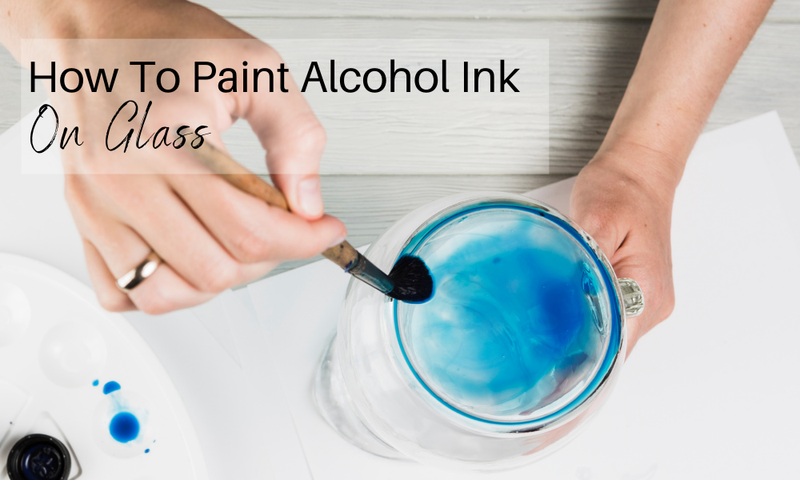 Alcohol Ink on Glass | How To Paint Glass - DIY Craft Club