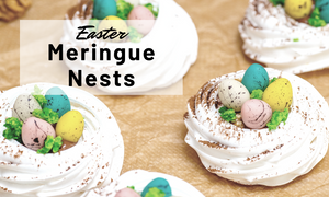 Easter meringue nests