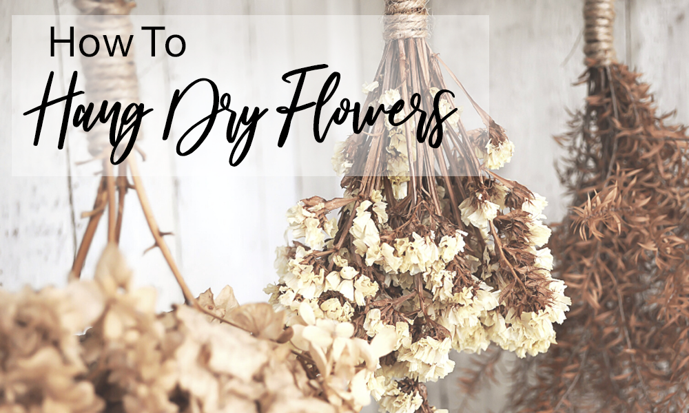 How To Hang Dry Flowers - DIY Craft Club
