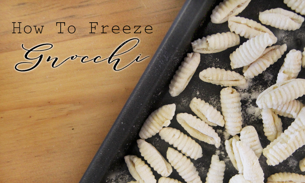 How To Freeze Gnocchi