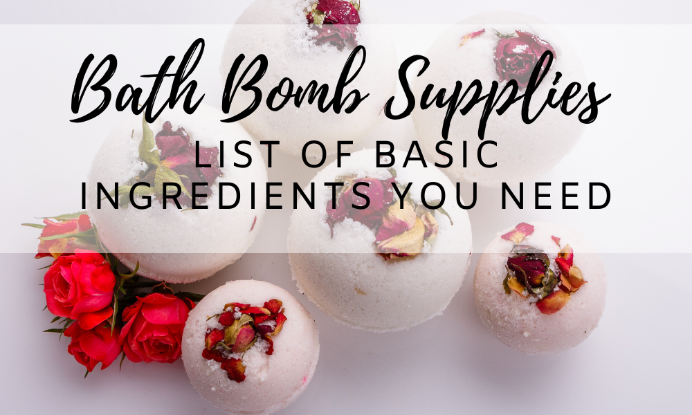 bath bomb supply list