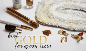 best gold for epoxy resin and geode resin art