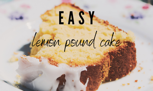 easy lemon pound cake recipe