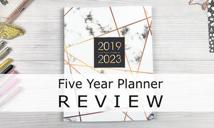 best five year planner for 2020