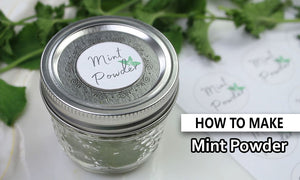 How To Make MINT POWDER | Easy step by step & video