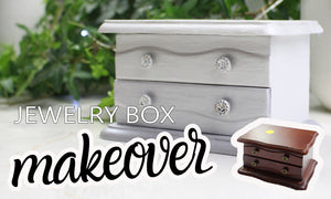 chalk painting tutorials jewelry box makeover