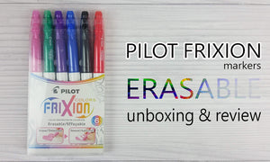 Pilot FRIXION Erasable Markers | Unboxing & Review