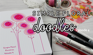 how to draw pink whimsical flowers