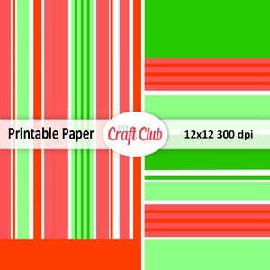 Lined Christmas paper to print