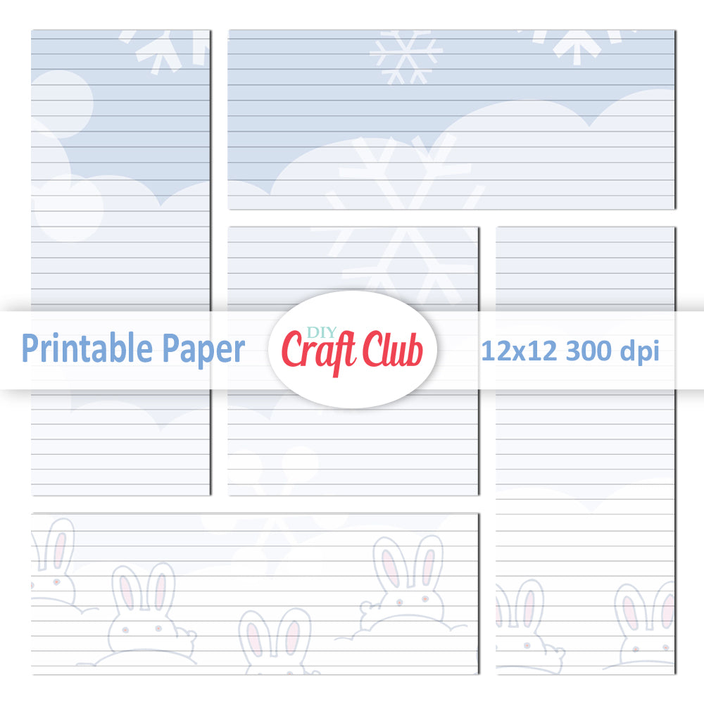 Printable Christmas tags lined 