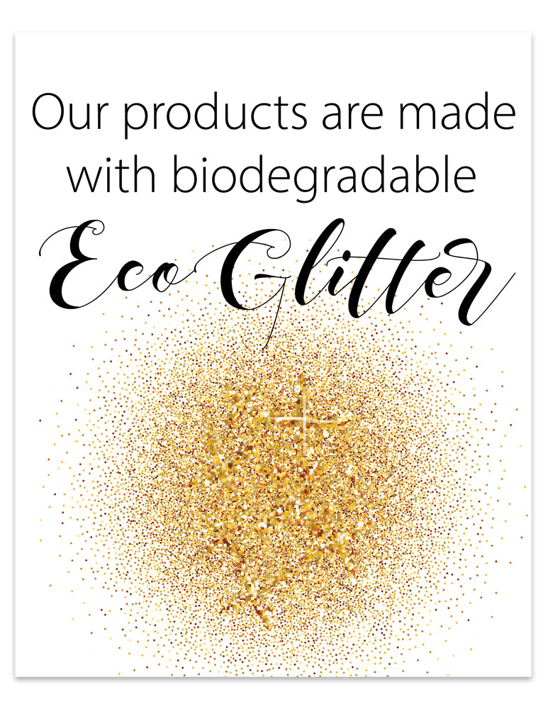 Craft Show Printables | Eco Friendly Glitter Sign