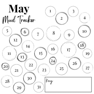 May Mood Tracker Printable Paper