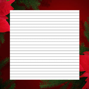 lined printable Christmas and holiday paper