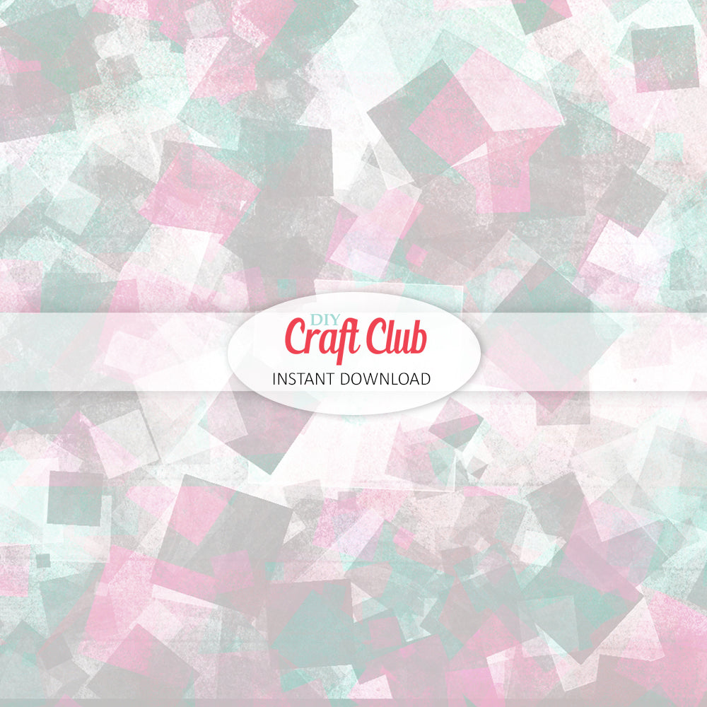 Colorful Scrapbooking Paper | Printable Digital Papers - DIY Craft Club