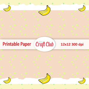 Banana Printable Paper