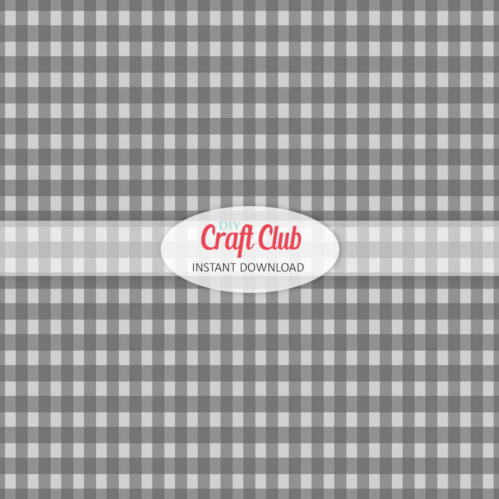 black and grey gingham paper to print