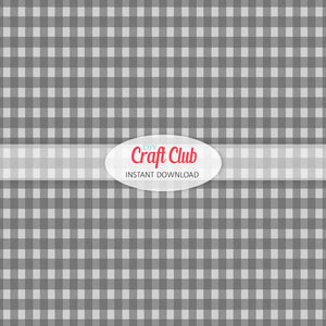 black and grey gingham paper to print