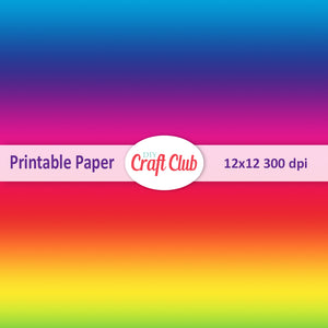 rainbow ombre paper