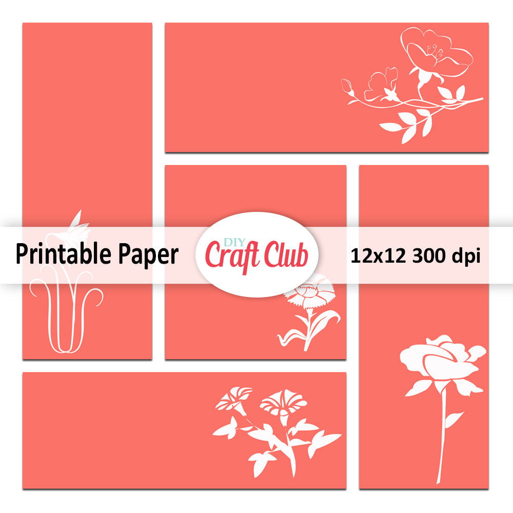 printable floral tags