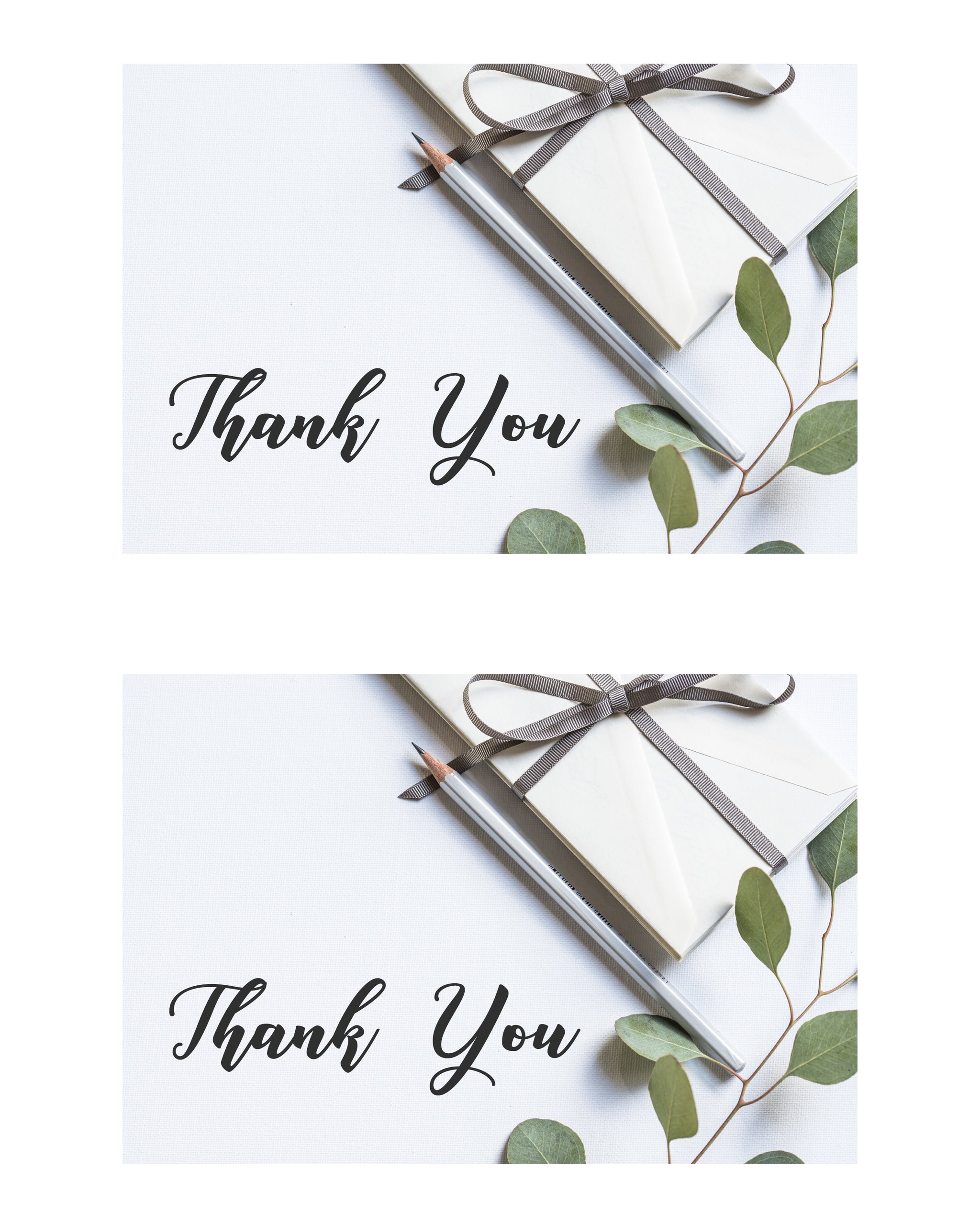 Free Thank You Note Printable