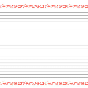 lined note paper to print free