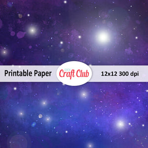 printable galaxy paper