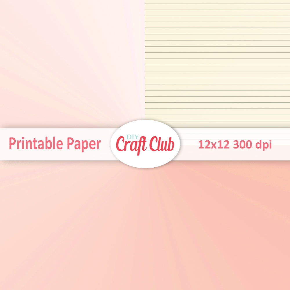 pink lined gradient paper