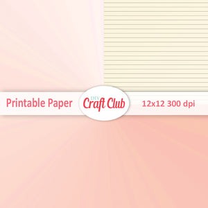 pink lined gradient paper