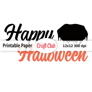 happy halloween printables