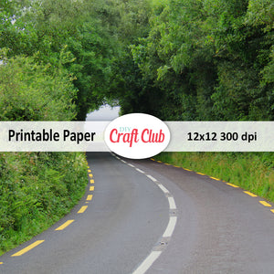 Irish country road printable