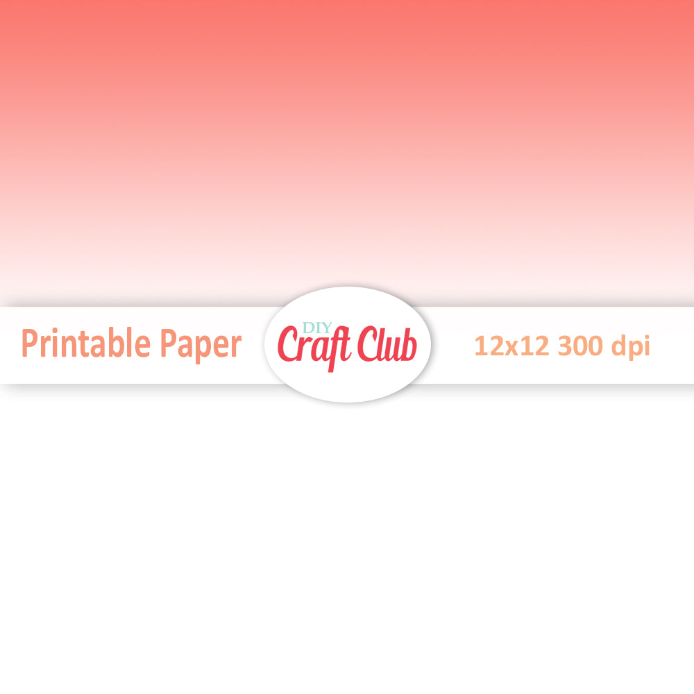 Living Coral Scrapbooking Paper