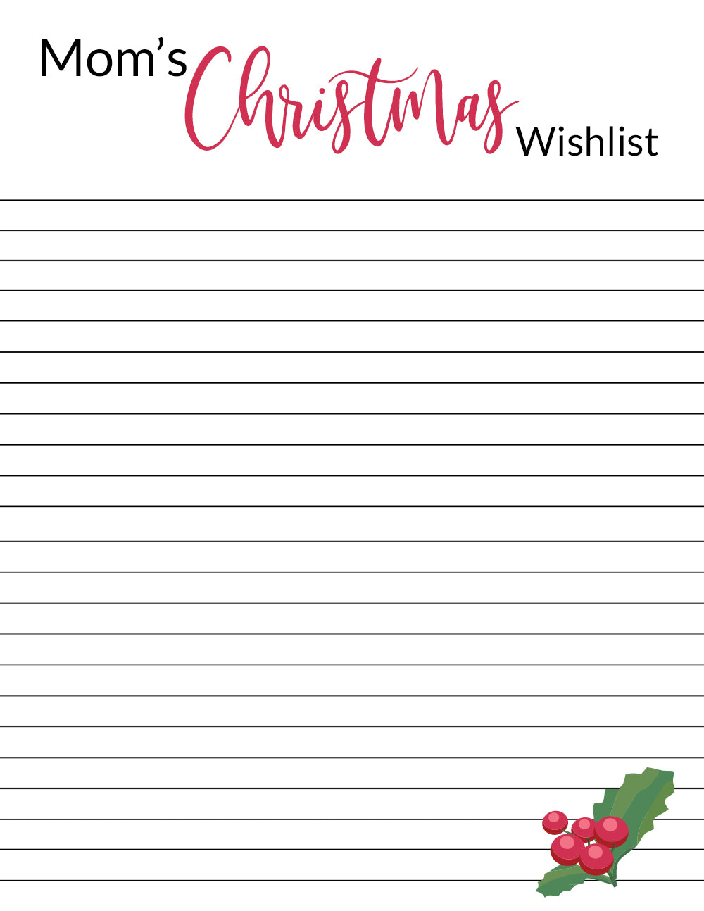 Printable Christmas Wishlist Paper - DIY Craft Club printable-christmas-wishlist-paper-diy-craft-club