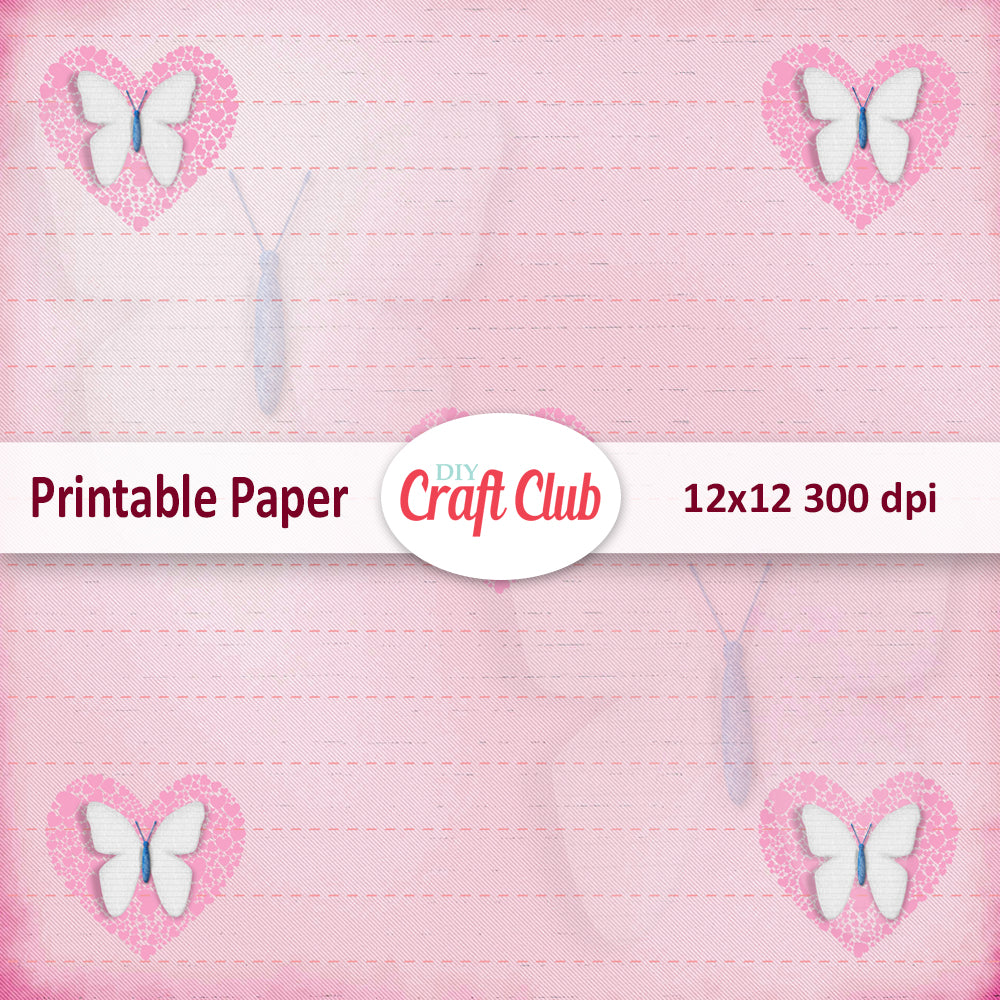 Free Printable Scrapbook Paper Designs Pink