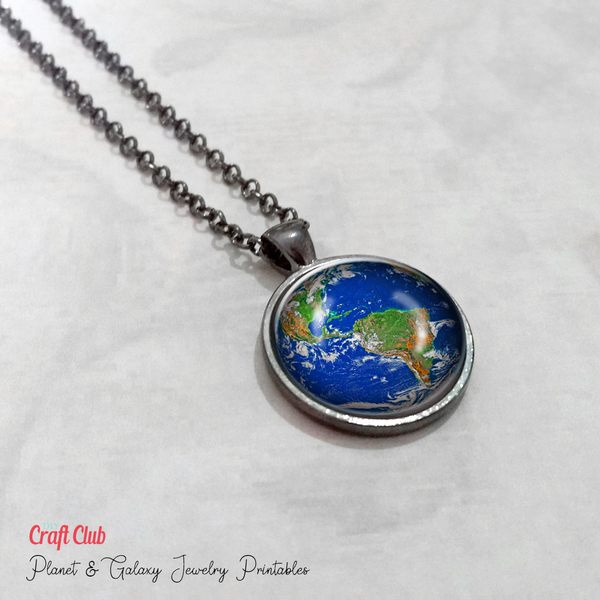 Printable Jewelry Sheet | Planets & Galaxy - DIY Craft Club