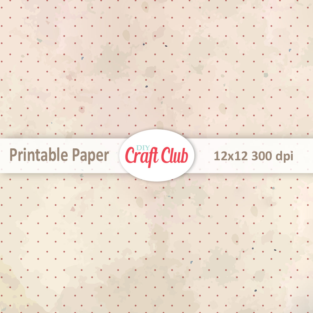 pink polka dotted paper