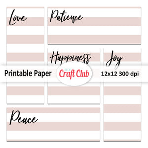 printable quote paper lined