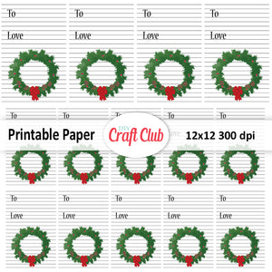 printable Christmas tags