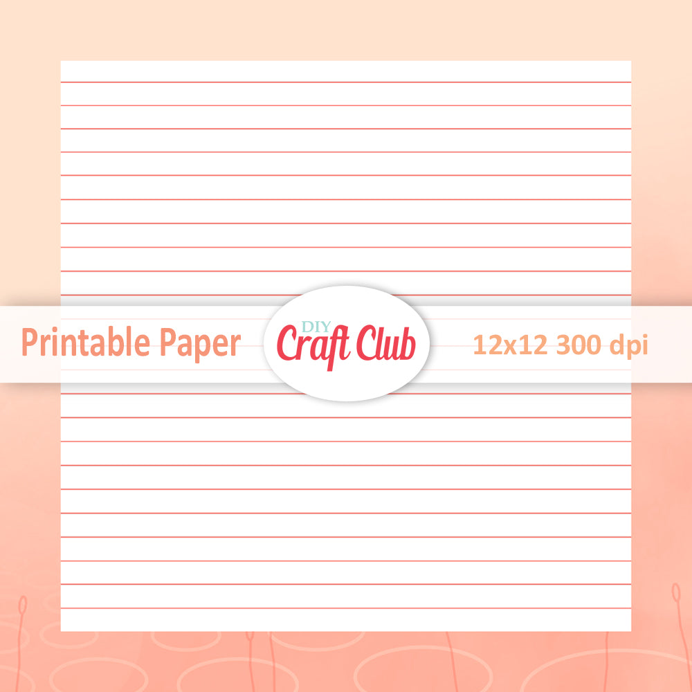 lined note paper to print