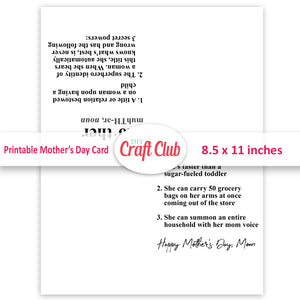 mother's day cards to print