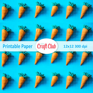 printable paper carrots