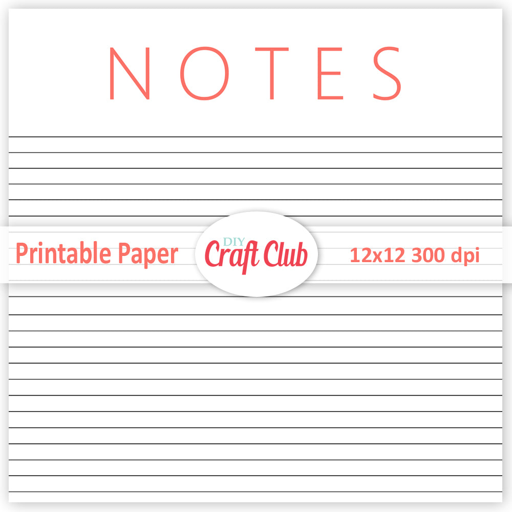 printable-lined-paper-digital-download-diy-craft-club for Free Printable Lined Paper Printable Pdf Printable Lined Paper | Digital Download - DIY Craft Club for Free Printable Lined Paper Printable Pdf