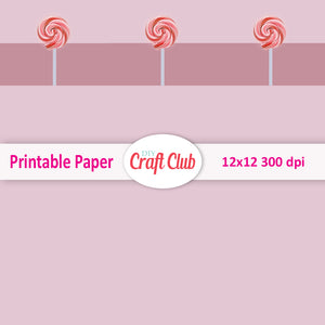 Pink scrapbooking paper printables