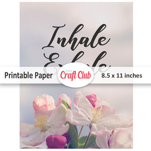 inhale exhale printable
