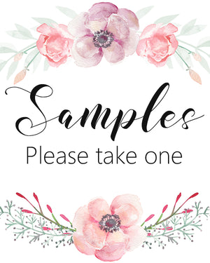 Samples | Please Take One Printable