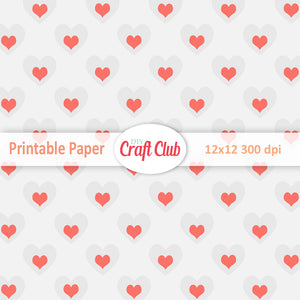 valentine scrapbook paper to print