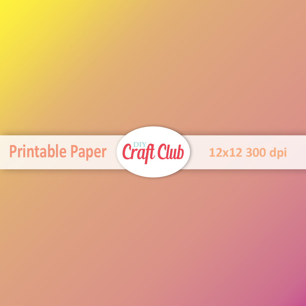 yellow and pink gradient paper